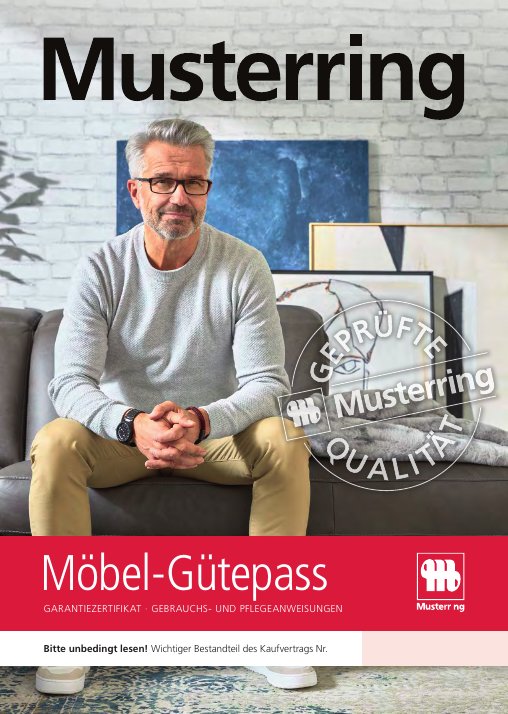 Titelblatt Musterring-Gütepass