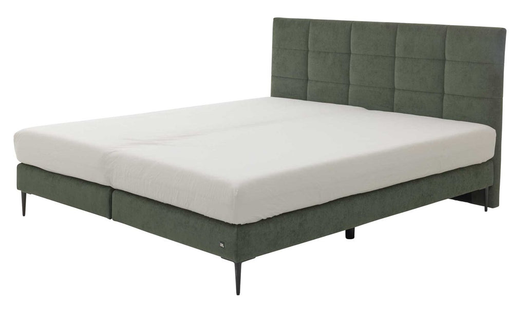 Boxspringbett Serie 1425 Moosgrün Detail