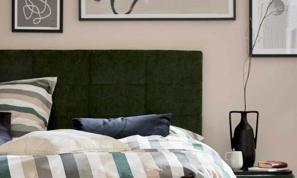 Boxspringbett Serie 1425 Moosgrün Ansicht