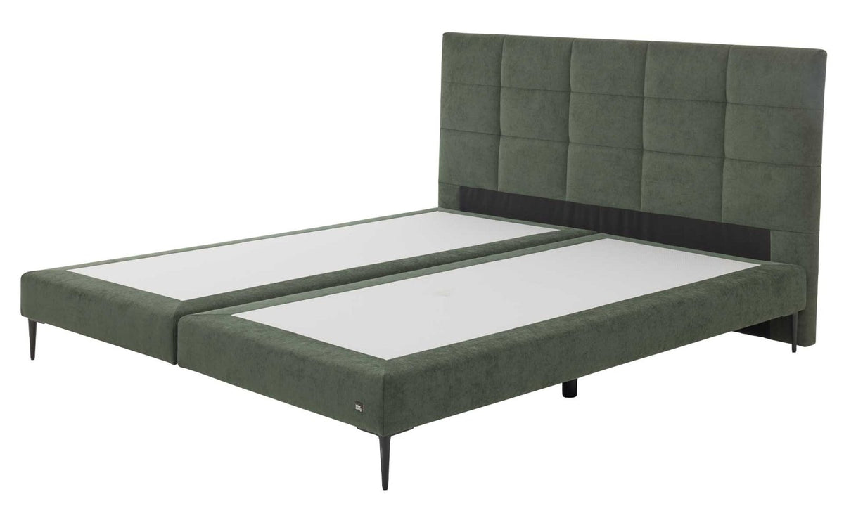 Boxspringbett Serie 1425 Moosgrün Ansicht