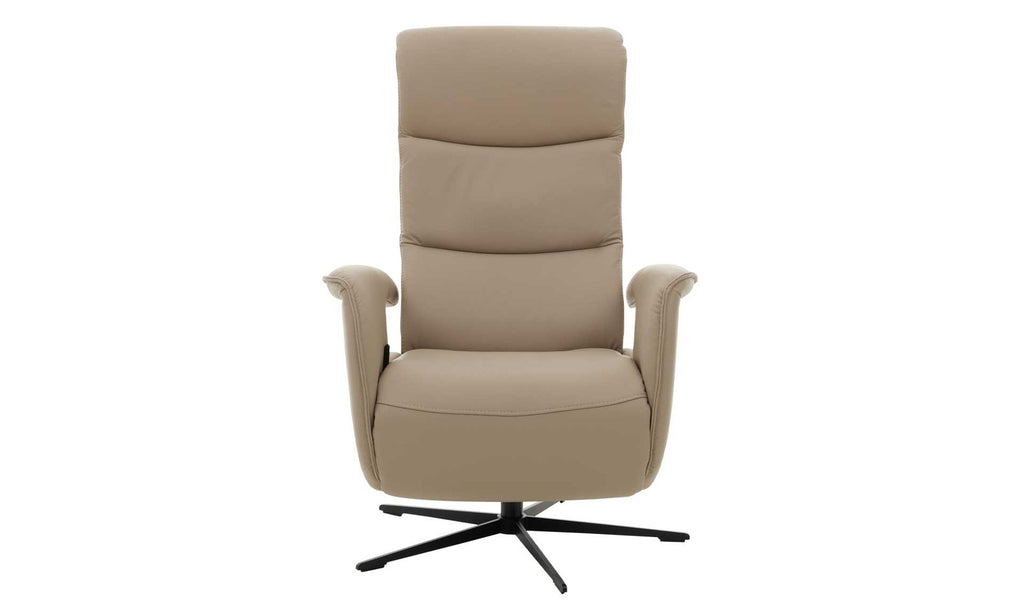 Relaxsessel Leder Ecru