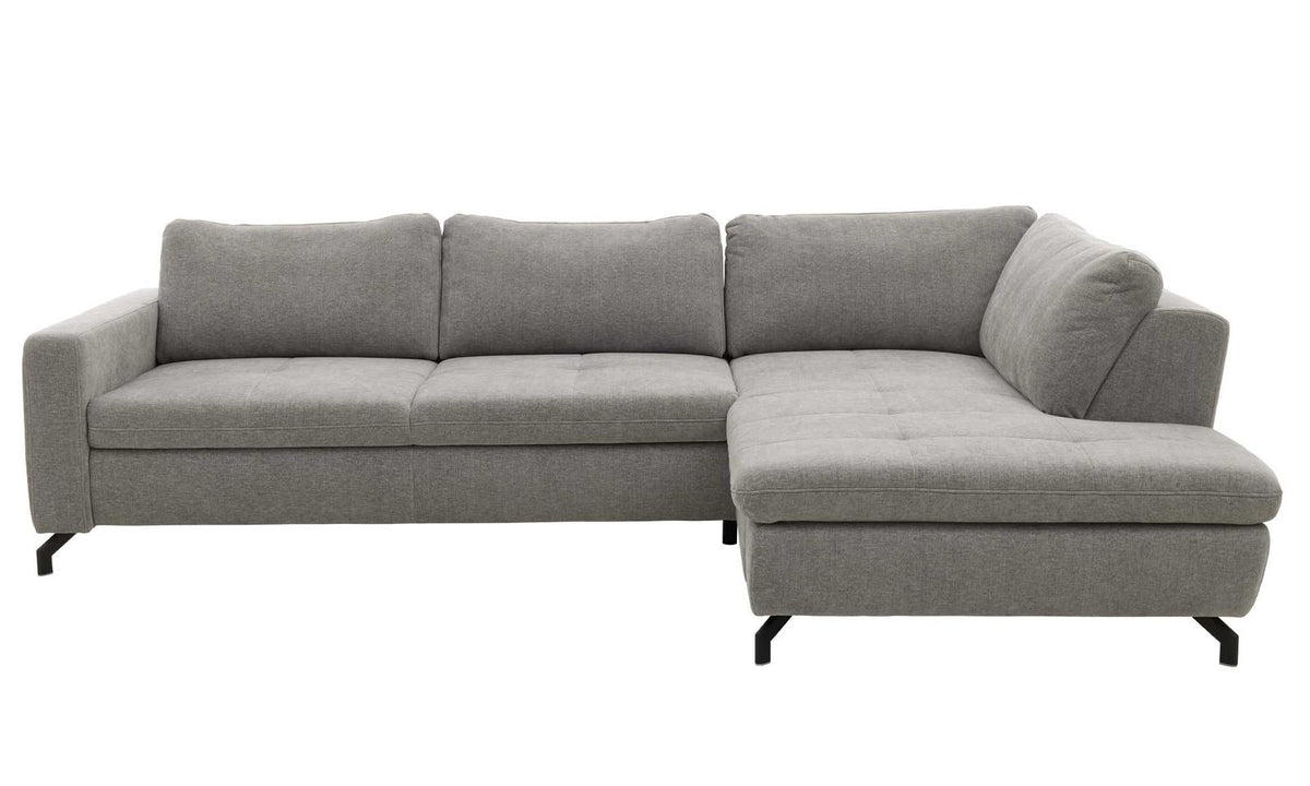 Interliving Serie 4451 – Ecksofa Stoff Grau