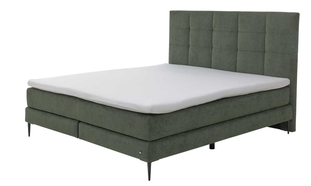 Boxspringbett Serie 1425 Moosgrün Detail