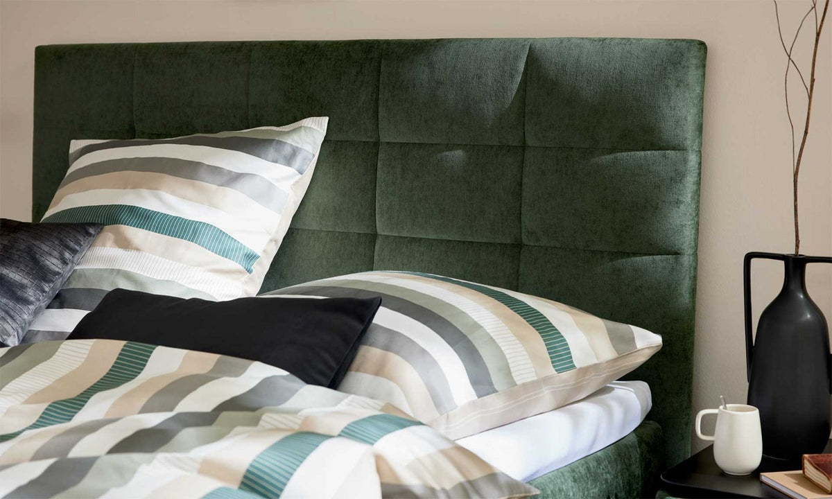 Boxspringbett Serie 1425 Moosgrün Ansicht