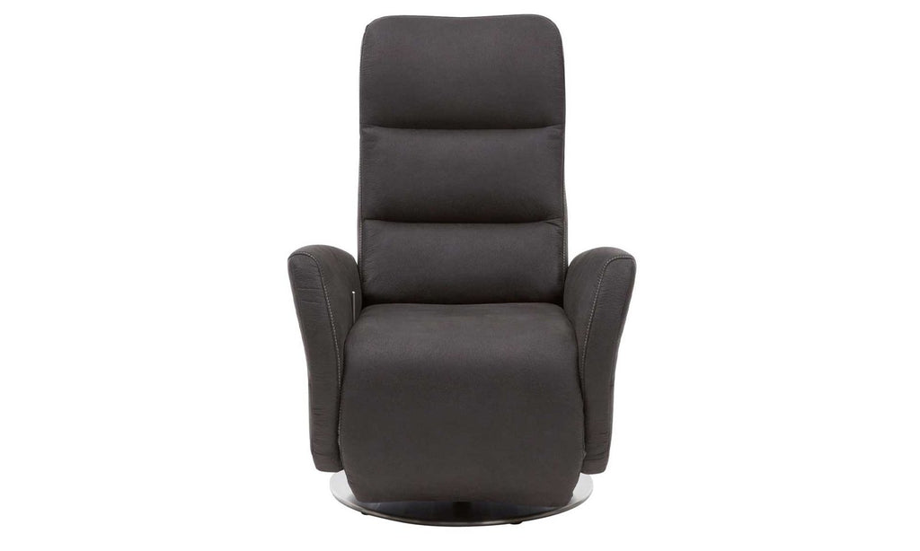 Relaxsessel Stoff Anthrazit