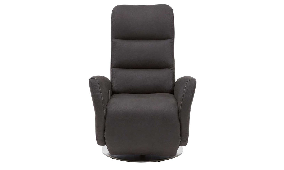 Relaxsessel Stoff Anthrazit