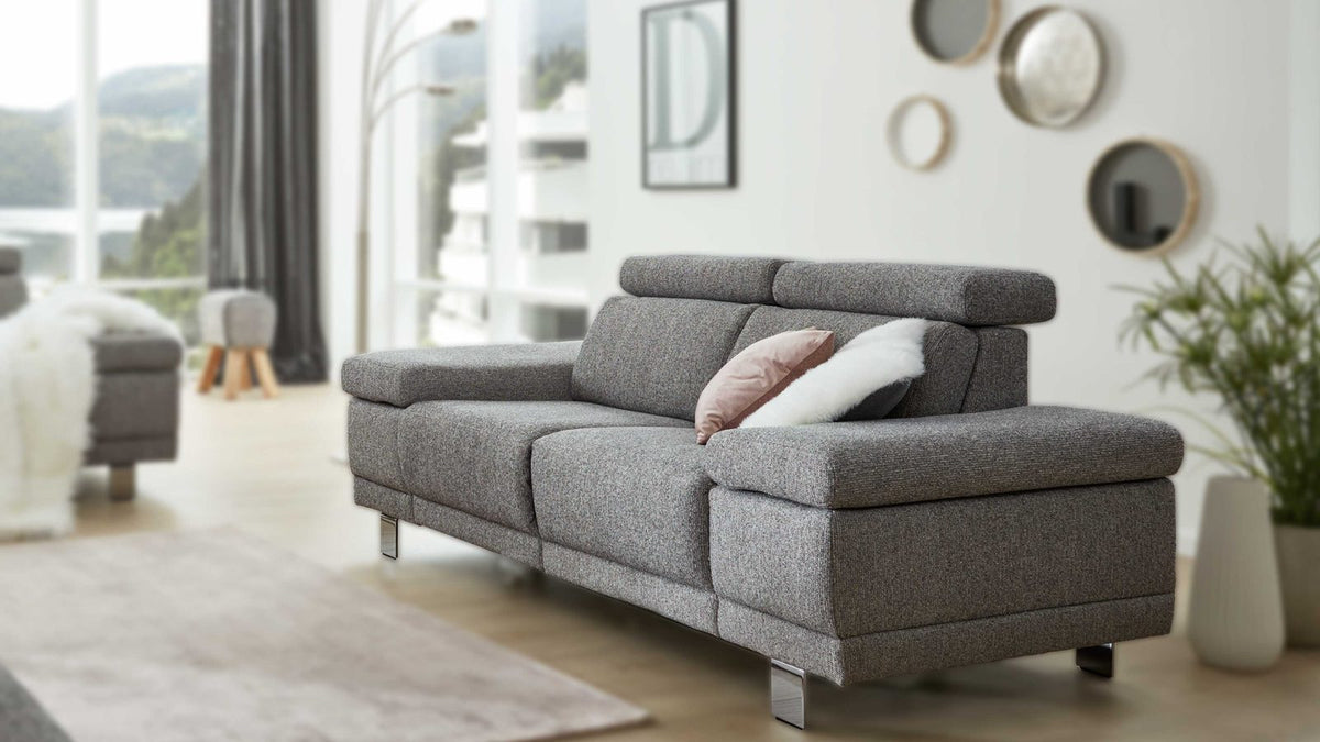 Interliving Serie 4252 – Zweisitzer-Sofa Stahlgrau