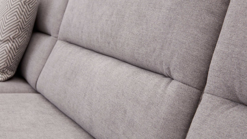 Interliving Serie 4305 – Wohnlandschaft Chenille Silbergrau