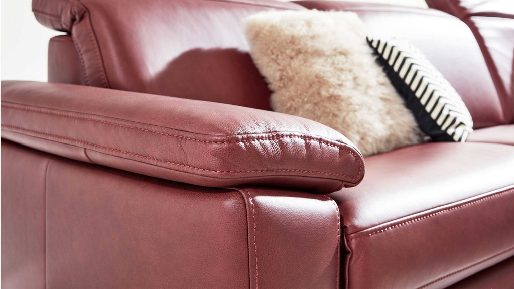 Interliving Serie 4054 – Ecksofa Leder Rot
