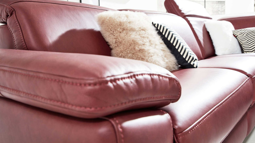 Interliving Serie 4054 – Ecksofa Leder Rot