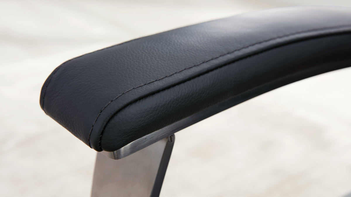 Relaxsessel Leder Anthrazit
