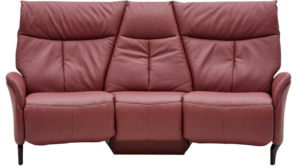 Interliving Serie 4210 – Trapezsofa 3-Sitzer Leder Rot