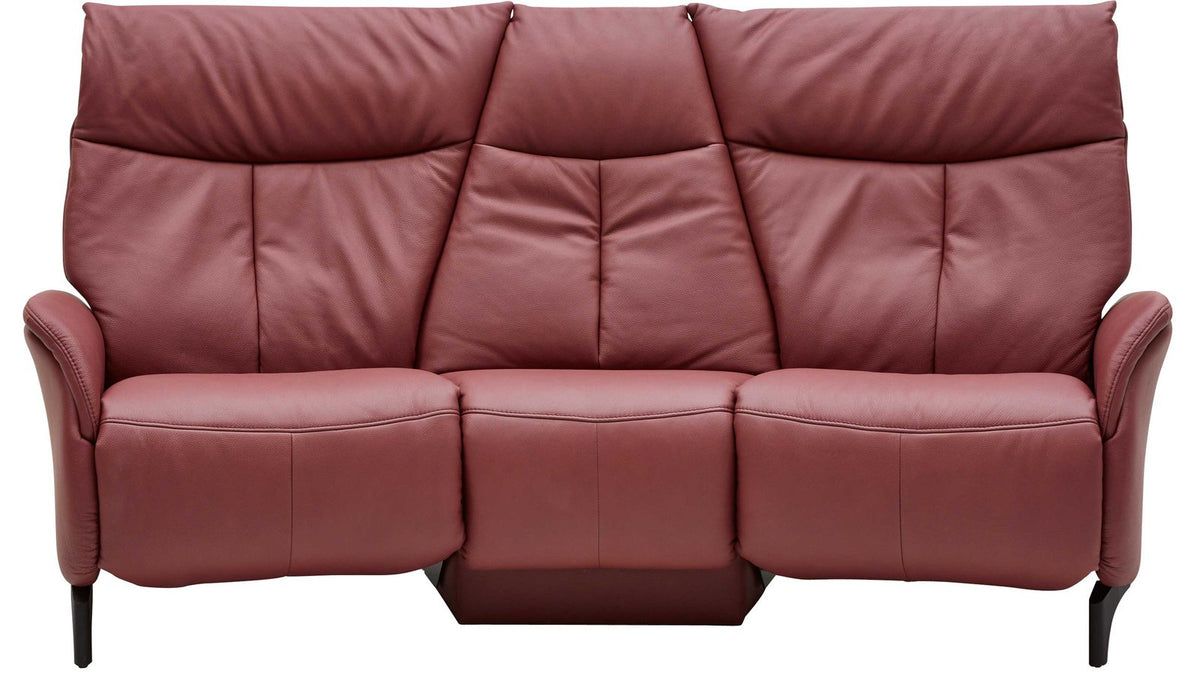 Interliving Serie 4210 – Trapezsofa 3-Sitzer Leder Rot