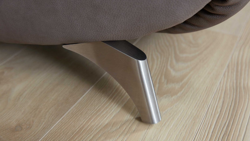 Interliving Serie 4211 – Einzelsofa 3-Sitzer Leder Grau