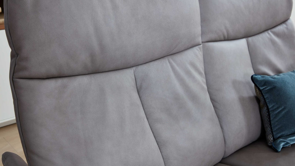Interliving Serie 4211 – Einzelsofa 2-Sitzer Leder Grau