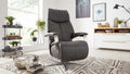 Relaxsessel Leder Dunkelbraun
