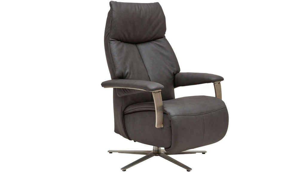 Relaxsessel Leder Dunkelbraun