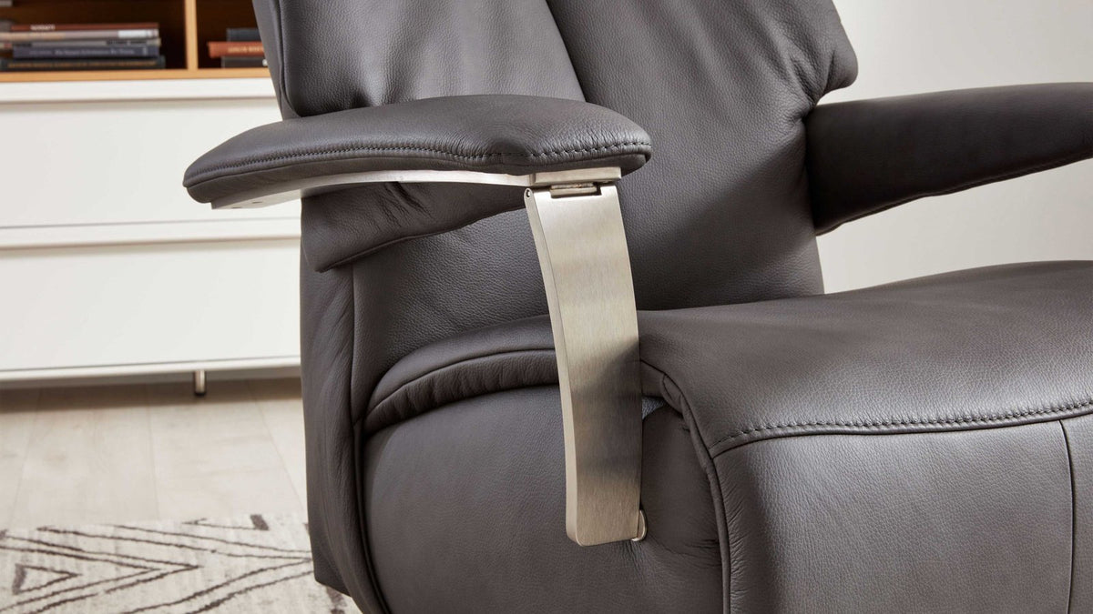 Relaxsessel Leder Dunkelbraun
