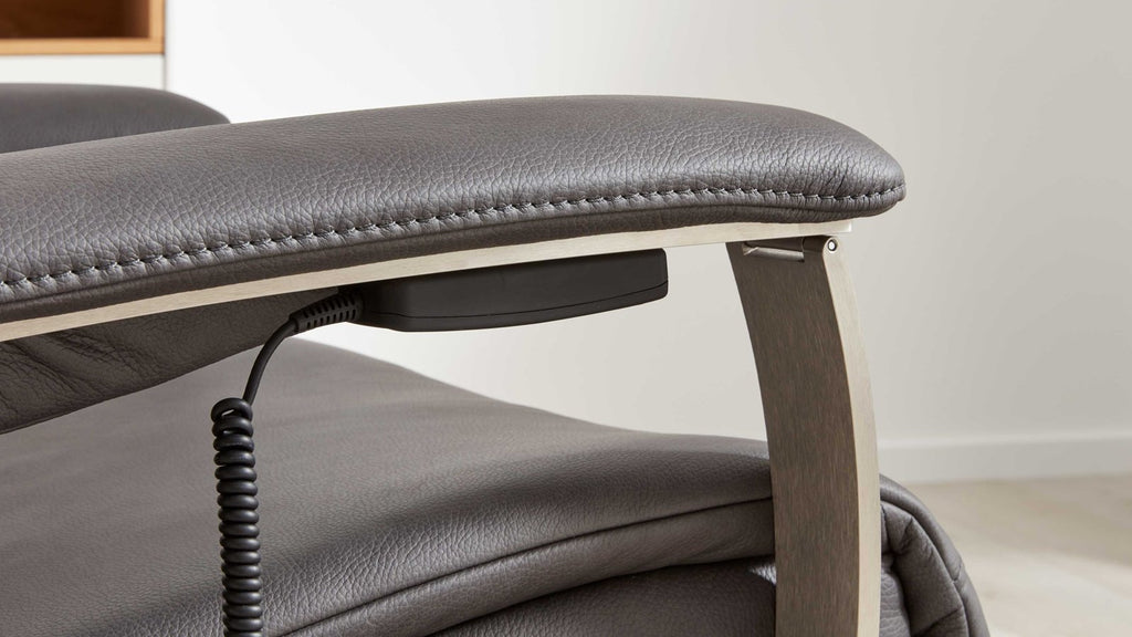 Relaxsessel Leder Dunkelbraun