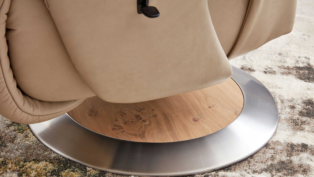 Relaxsessel Leder Beige