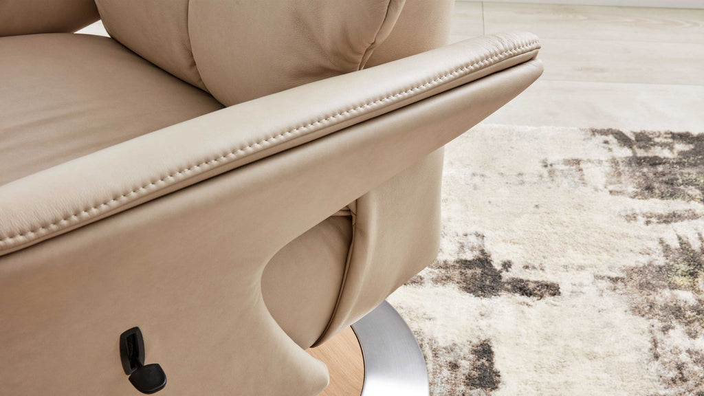 Relaxsessel Leder Beige