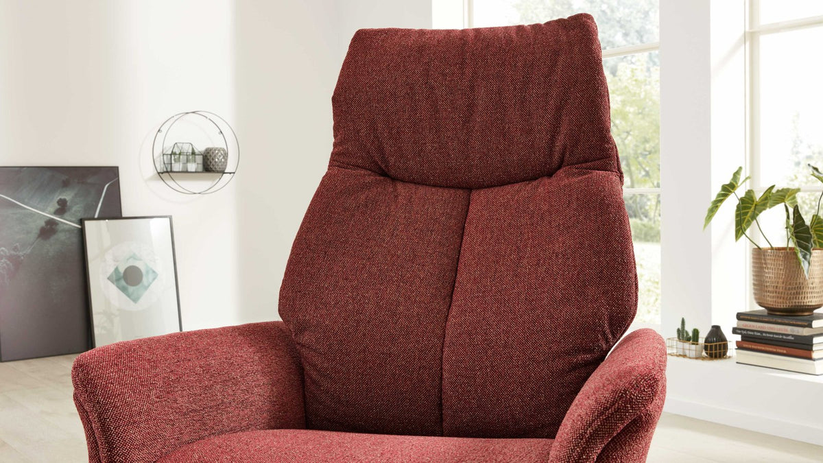 Relaxsessel Stoff Rot