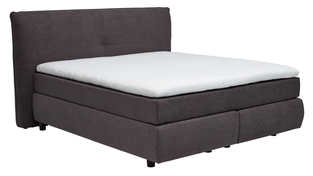 Boxspringbett Serie 1414 Dunkelgrau Detail