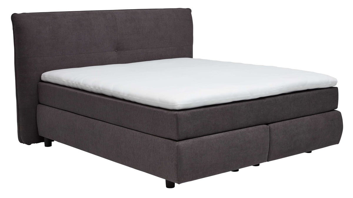 Boxspringbett Serie 1414 Dunkelgrau Detail