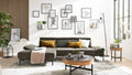 Interliving Serie 4254 – Ecksofa Stoff Jagdgrün