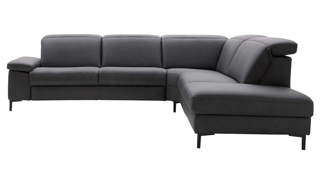 Interliving Serie 4064 – Ecksofa Microfaser Graphit