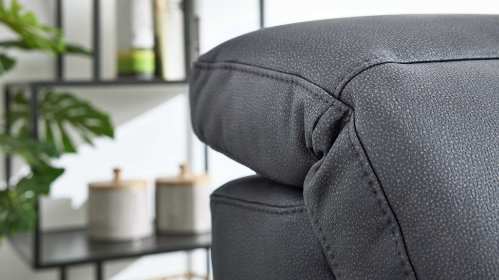 Interliving Serie 4064 – Ecksofa Microfaser Graphit