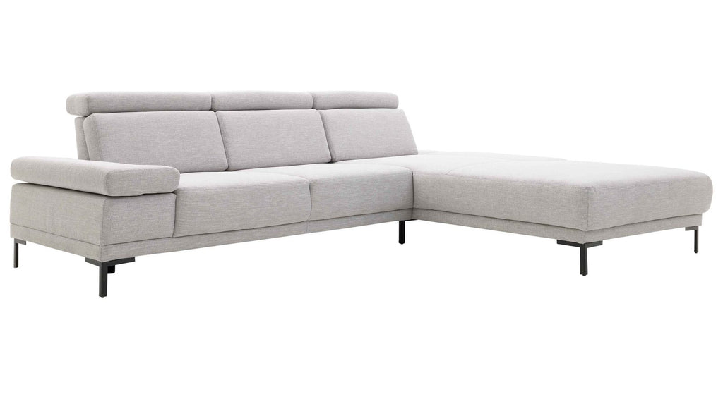 Interliving Serie 4251 – Ecksofa Stoff Platin