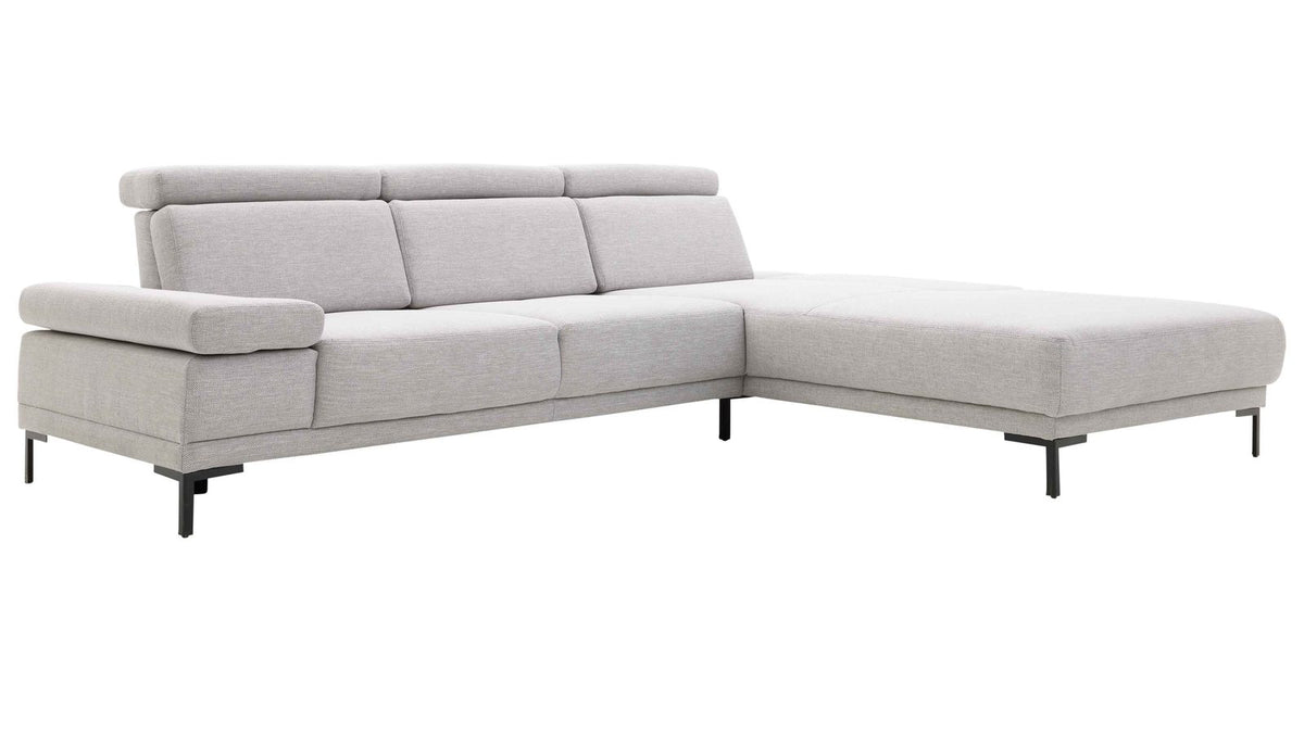 Interliving Serie 4251 – Ecksofa Stoff Platin