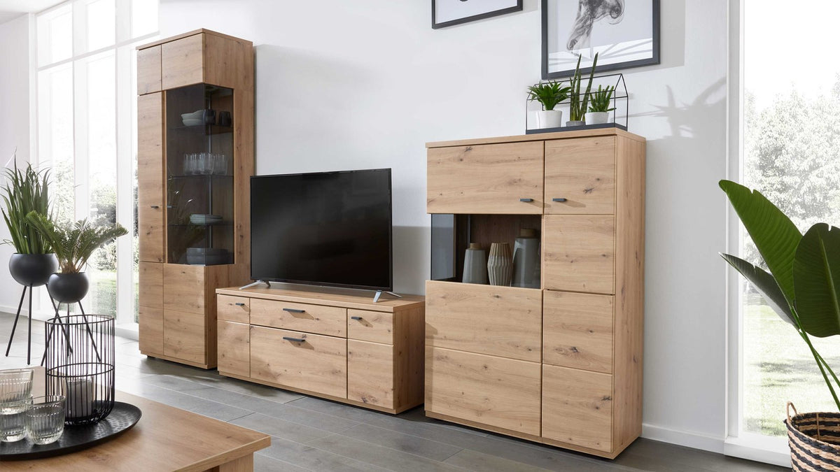 Interliving Wohnwand Serie 2110 Alteiche