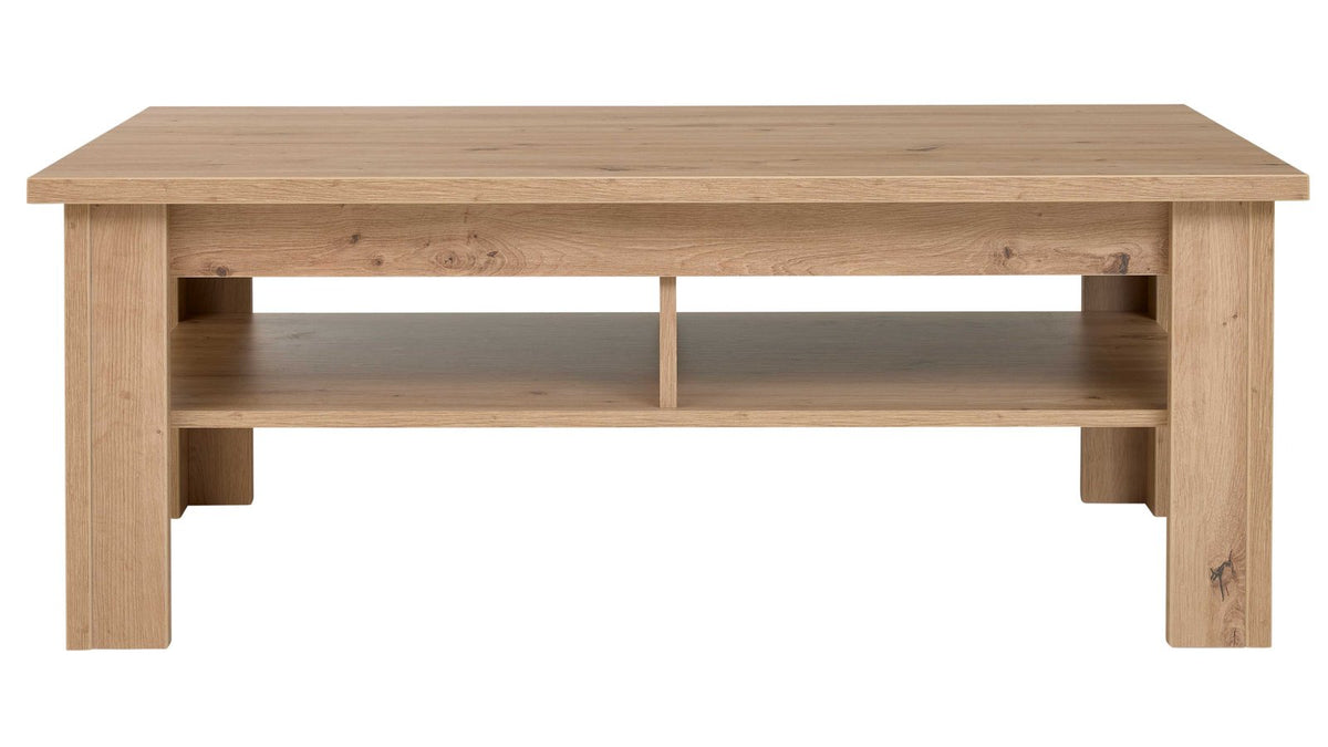 Interliving Couchtisch Serie 2110 in Alteiche mit offenem Ablagefach