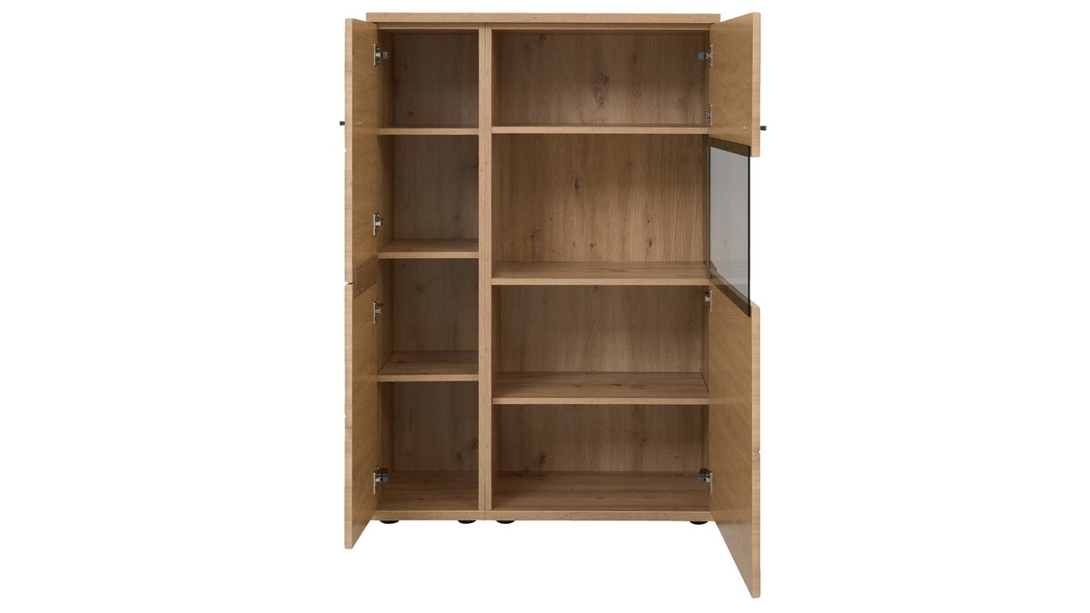 Interliving Wohnwand Serie 2110 mit TV-Lowboard und Hängeschränken