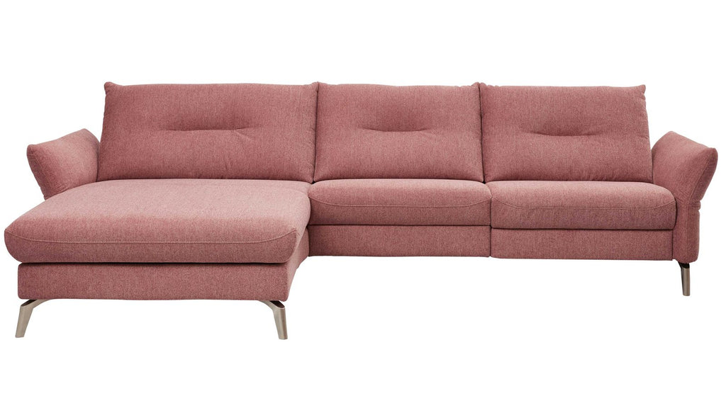 Interliving Serie 4400 – Ecksofa Stoff Rosa