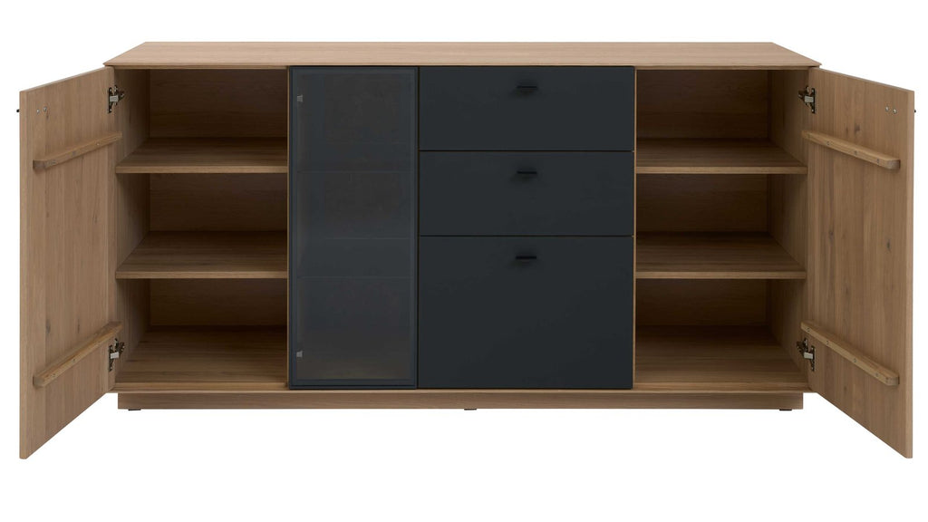 Interliving Sideboard Serie 2025 in Wildeiche mit Türen, Schubladen und Klappe