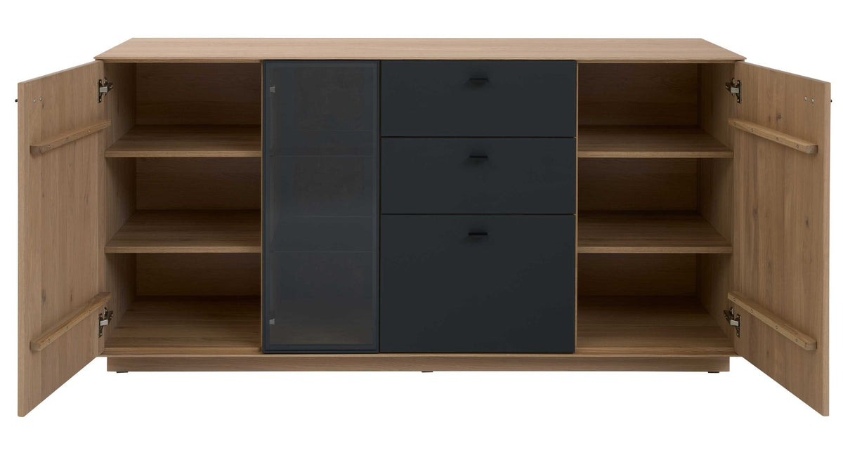Interliving Sideboard Serie 2025 in Wildeiche mit Türen, Schubladen und Klappe