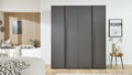 Interliving Drehtürenschrank Serie 1207 in Manhattangrau