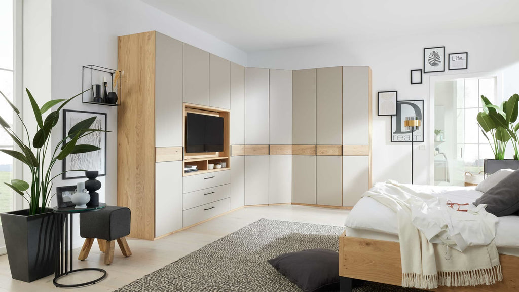 Interliving Eckkleiderschrank Serie 1207 in Balkeneiche