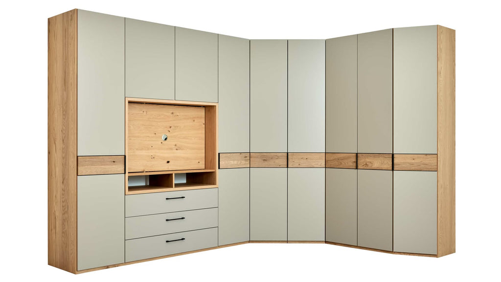 Eckkleiderschrank Serie 1207 TV-Fach