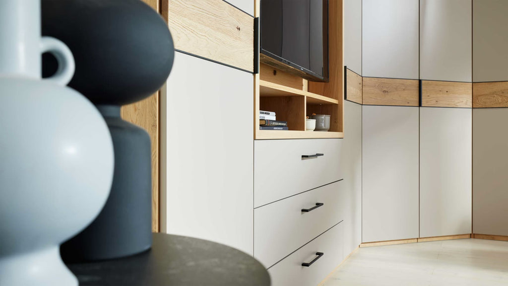 Eckkleiderschrank Serie 1207 Wohnbeispiel