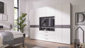 Interliving Kleiderschrank Serie 1207 mit TV-Nische