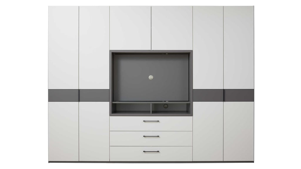 Kleiderschrank mit TV-Nische Medienfach