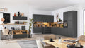 Interliving Küche Serie 3070 – L-Küche in Anthrazit