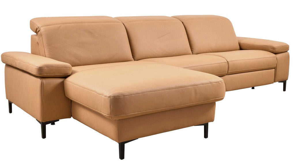 Interliving Serie 4064 – Ecksofa Microfaser Kurkuma