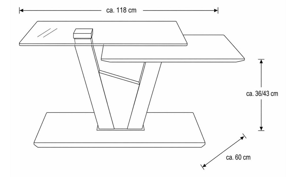 Couchtisch Serie 6224 Wohnsituation