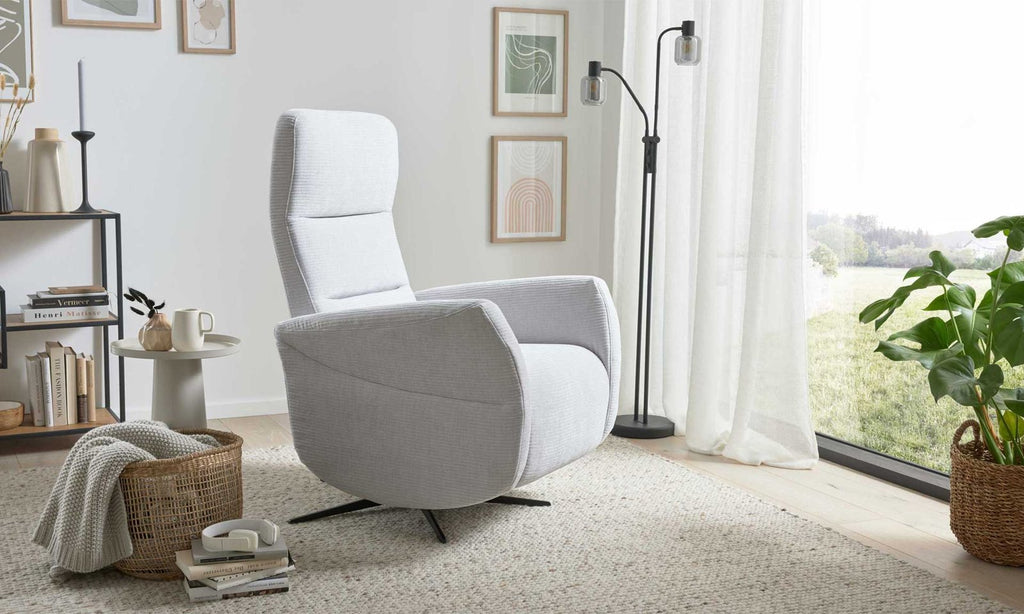 Relaxsessel in Cord-Optik