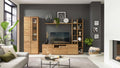 Interliving TV-Board mit Vitrine und Regal